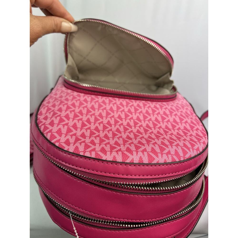MK Set NWOT Jaycee Ombre Backpack & Jet Set Large Wristlet Dragonfruit Pink $766 - Picture 8 of 16